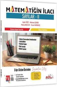  Acil Yayınları Matematiğin İlacı TYT Acil Matematik Sayılar 2