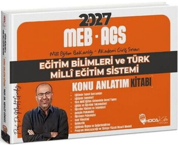  Hoca Kafası 2027 MEB AGS Eğitim Bilimleri ve Türk Milli Eğitim Sistemi Konu Anlatım Kitabı