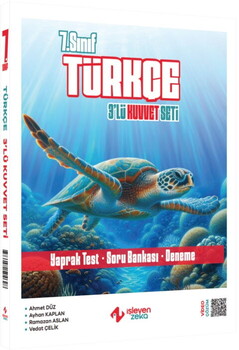  İşleyen Zeka 7. Sınıf Türkçe 3 lü Kuvvet Serisi Seti