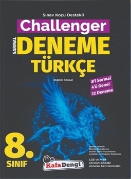  Kafa Dengi Yayınları 8. Sınıf Türkçe Challenger Sarmal 12 Deneme