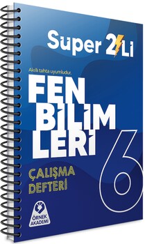  Örnek Akademi 6. Sınıf Süper İkili Fen Bilimleri Seti