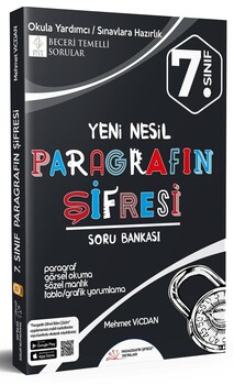  Paragrafın Şifresi Yayınları 7. Sınıf Paragrafın Şifresi Soru Bankası