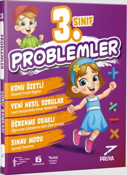  Pruva Akademi 3. Sınıf Problemler Soru Bankası