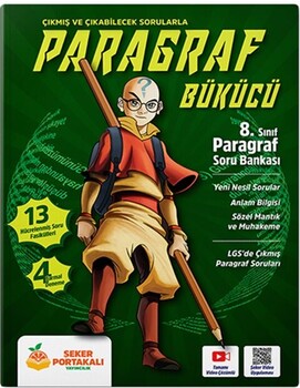  Şeker Portakalı Yayınları 8. Sınıf Paragraf Bükücü Çıkmış ve Çıkabilecek Soru Bankası