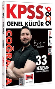  Yargı Yayınları 2026 KPSS Genel Kültür Tamamı Çözümlü Coğrafya 33 Deneme