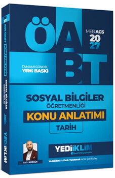 Yediiklim 2027 MEB AGS ÖABT Sosyal Bilgiler Öğretmenliği Tarih Konu Anlatımı