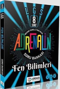  Adrenalin Yayınları 8. Sınıf LGS Fen Bilimleri Soru Bankası