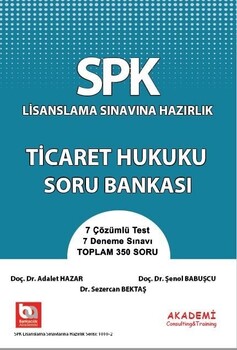  Akademi Eğitim SPK Ticaret Hukuku Soru Bankası