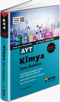  Aydın Yayınları AYT Kimya Konu Özetli Soru Bankası