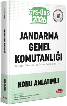  Data Yayınları 2026 GYS ÜDS Jandarma Genel Komutanlığı Konu Anlatımlı