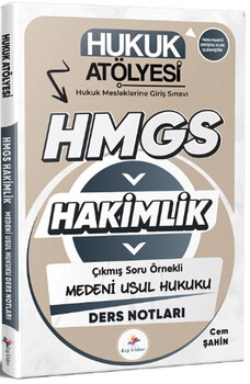  Dizgi Kitap Hukuk Atölyesi HMGS Hakimlik Medeni Usul Hukuku Ders Notları
