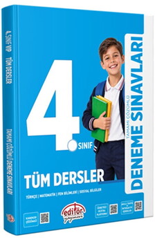 Editör Yayınları 4. Sınıf Tüm Dersler Deneme Sınavları