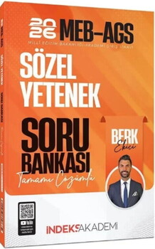 İndeks Akademi 2026 MEB AGS Sözel Yetenek Soru Bankası Çözümlü