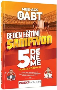İndeks Akademi ÖABT MEB AGS Beden Eğitimi Şampiyon 5 Deneme