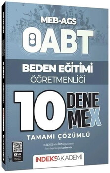 İndeks Akademi ÖABT MEB AGS Beden Eğitimi Öğretmenliği 10 DenemeX