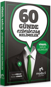  Modadil Yayınları YÖKDİL Sağlık 60 Günde Ezber Bozan Kelimeler