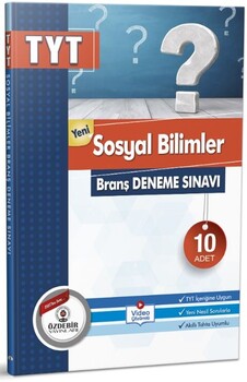  Özdebir Yayınları TYT Sosyal Bilimler 10 lu Branş Deneme Sınavı