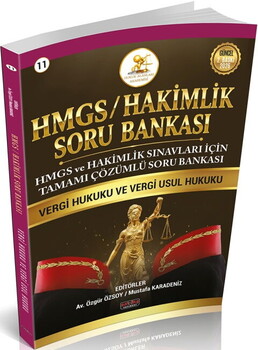  Savaş Yayınları 2026 HMGS Hakimlik Vergi Hukuku ve Vergi Usul Hukuku Soru Bankası