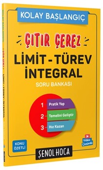  Şenol Hoca Yayınları Çıtır Çerez Limit Türev İntegral