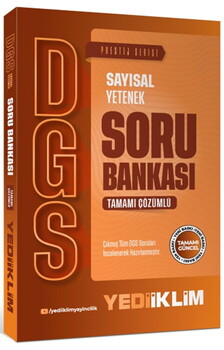 Yediiklim Yayınları 2027 DGS Prestij Serisi Sayısal Yetenek Tamamı Çözümlü Soru Bankası