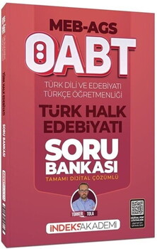 İndeks Akademi 2026 ÖABT MEB AGS Türk Dili ve Edebiyatı Türkçe Türk Halk Edebiyatı Soru Bankas
