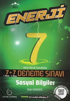 Palme Yayınları 7. Sınıf Sosyal Bilgiler Enerji 7+7 Deneme Sınavı
