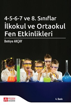 Pegem Yayınları İlkokul ve Ortaokul Fen etkinlikleri