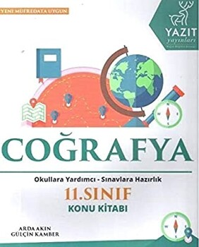  Yazıt Yayınları 11. Sınıf Coğrafya Konu Kitabı
