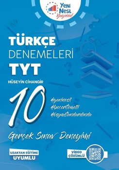  Yeni Nesil TYT Türkçe 10 Deneme Sınavı