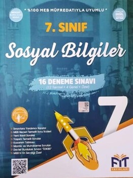  Fit Yayınları 7. Sınıf Sosyal Bilgiler 14 Deneme Sınavı