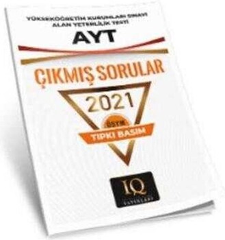  IQ Yayınları 2021 AYT ÖSYM Çıkmış Sorular