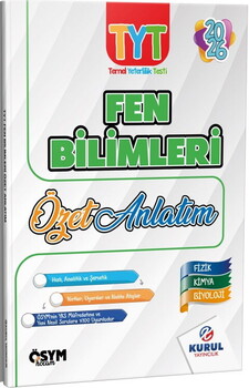 Kurul Yayıncılık 2026 TYT Fen Bilimleri Özet Anlatım