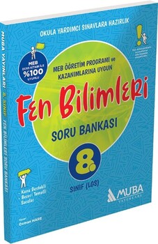 Muba Yayınları 8. Sınıf Fen Bilimleri Soru Bankası