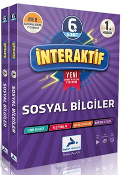  Paraf Yayınları 6. Sınıf İnteraktif Sosyal Bilgiler Etkinlikli Çalışma Kitabı 2 Modül