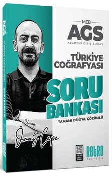  Retro Yayıncılık MEB AGS Türkiye Coğrafyası Soru Bankası