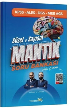  Türkçecim TV KPSS DGS ALES MEB AGS Sözel Sayısal Mantık Soru Bankası