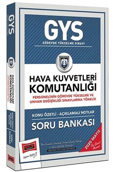  Yargı Yayınları GYS Hava Kuvvetleri Konutanlığı Konu Özetli Soru Bankası