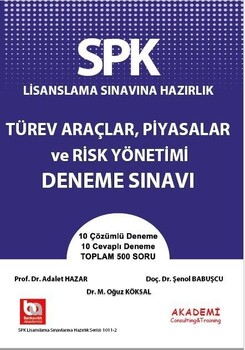  Akademi Eğitim SPK Türev Araçlar Piyasalar ve Risk Yönetimi Deneme