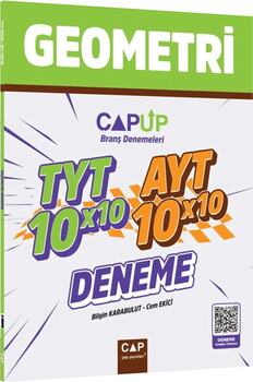  Çap Yayınları TYT AYT Geometri 10 X 10 Up Deneme