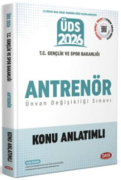  Data Yayınları 2026 ÜDS T.C. Gençlik ve Spor Bakanlığı Antrenör Konu Anlatımlı Soru Bankası