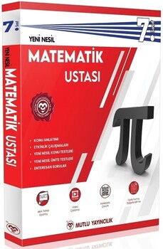  Mutlu Yayıncılık 7. Sınıf Matematik Ustası Konu Anlatımlı Soru Bankası Video Çözümlü