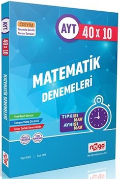  Nego Yayınları AYT Matematik 10x40 Fasikül Branş Denemeleri