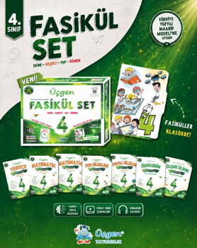  Üçgen Yayıncılık 4. Sınıf Beceri Temelli İlkokul Yoculuğu Fasikül Set