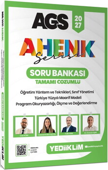 Yediiklim 2027 MEB AGS Eğitim Bilimleri Ahenk Serisi ÖYT Sınıf Yönetimi Program Okuryazarlığı Ölçme Soru Bankası