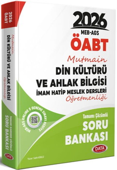  Data Yayınları 2026 MEB AGS ÖABT Mutmain DKAB İHL Tamamı Çözümlü Soru Bankası