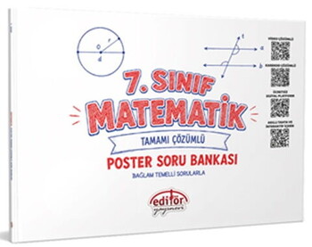 Editör Yayınları 7. Sınıf Matematik Poster Konu Anlatımlı