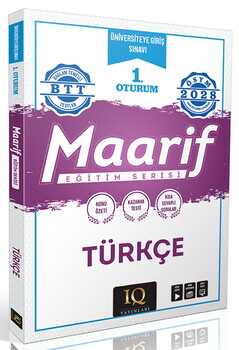 IQ Yayınları 2028 TYT Türkçe Maarif Eğitim Serisi 1. Oturum
