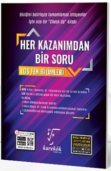  Karekök Yayınları 8. Sınıf LGS Fen Bilimleri Her Kazanımdan Bir Soru