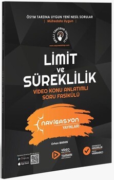  Navigasyon Yayınları Limit ve Süreklilik Konu Anlatımlı Soru Fasikülü