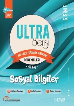  Palme Yayınları 6. Sınıf Ultra Serisi Sosyal Bilgiler Denemeleri 41 Föy